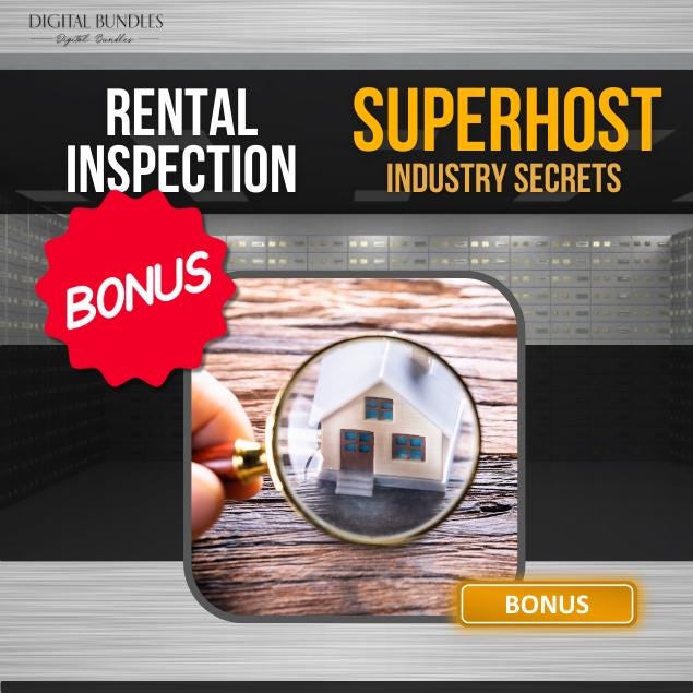 Superhost Secrets! A must-have road map to becoming a Superhost! BONUS Rental Inspection!