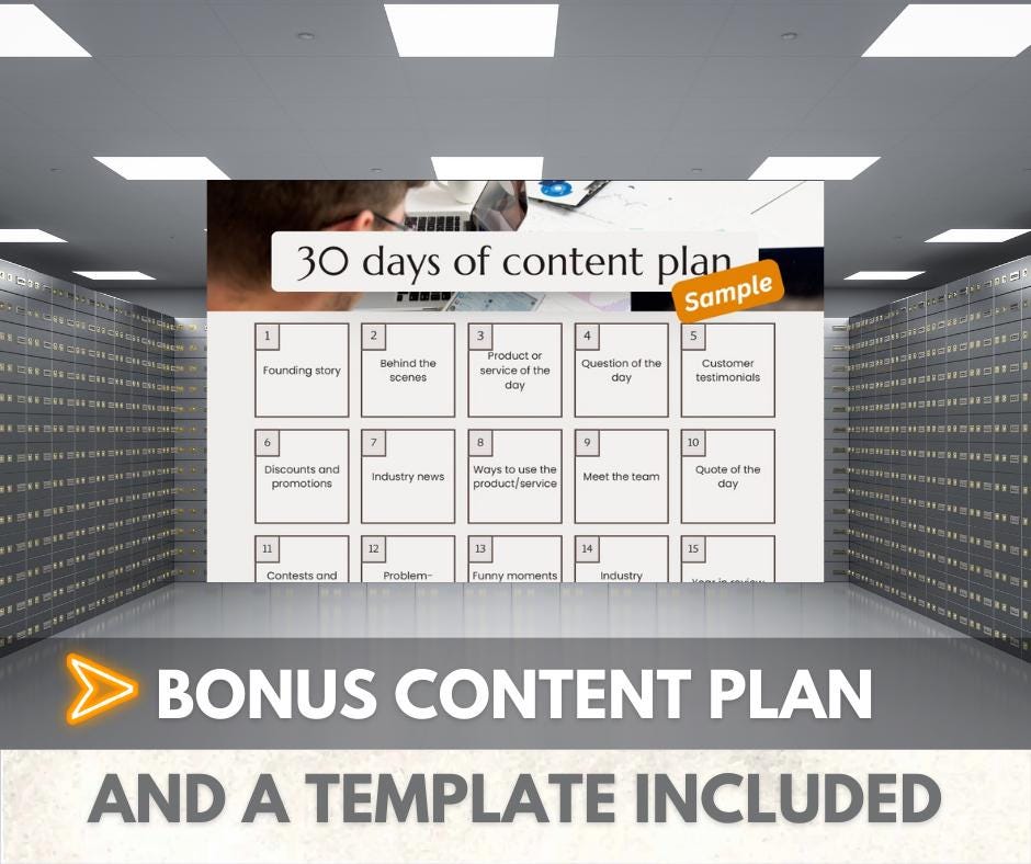 Social Media NO BRAINER Kit – Plan, Post & Grow for those who DON'T want to do it full time! Only learn what you actually need to know