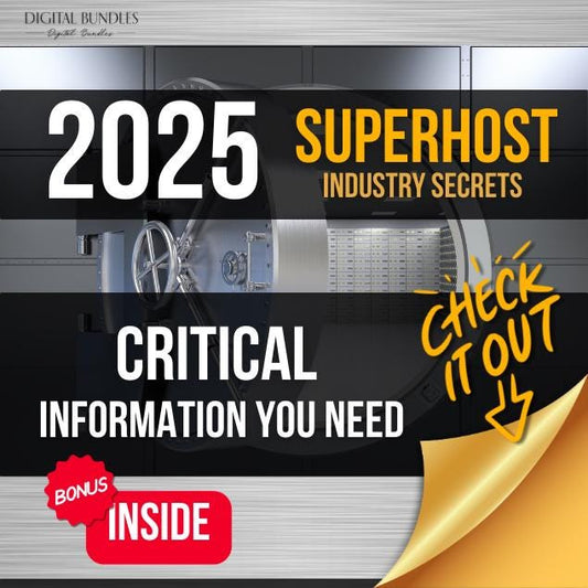 Superhost Secrets! A must-have road map to becoming a Superhost!  BONUS Rental Inspection!