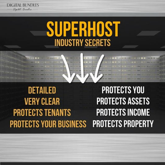 Superhost Secrets! A must-have road map to becoming a Superhost!  BONUS Rental Inspection!