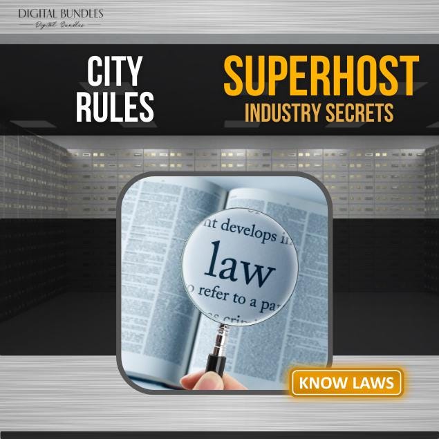Superhost Secrets! A must-have road map to becoming a Superhost!  BONUS Rental Inspection!