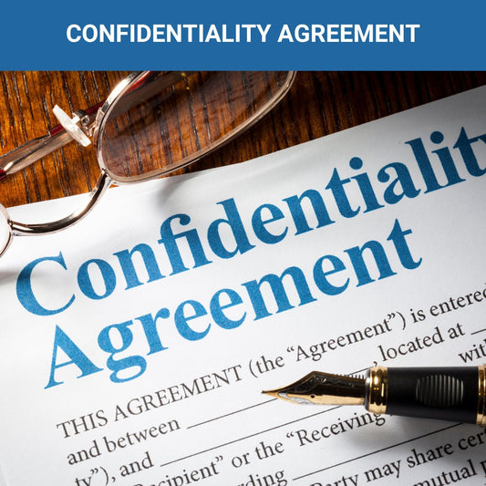Confidentiality Agreement - Brand, Customize and use! 5 Page WORD doc covering it all! Stay protected!!