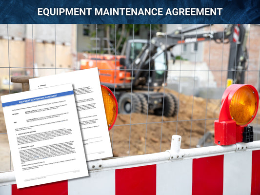 Equipment Maintenance Agreement: Ultimate solution for hassle-free Digital Bundles' Editable Equipment Maintenance Agreement!