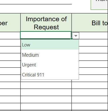 Supply Request Document! Customizable Excel or use the PDF - Don't let your supply requests be a headache any longer.